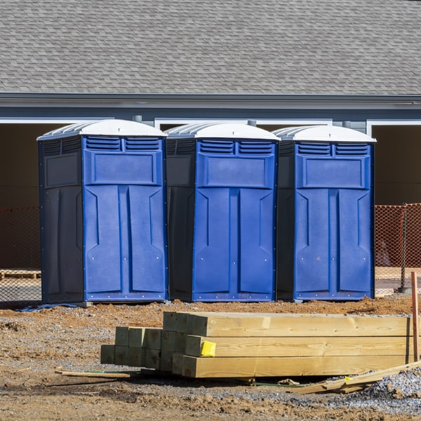 can i customize the exterior of the portable restrooms with my event logo or branding in Vallecito CA